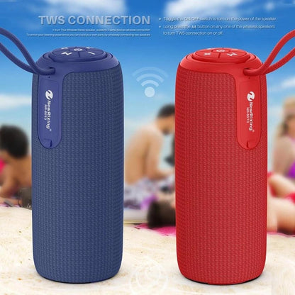 NewRixing NR8013 10W TWS Portable Wireless Stereo Speaker Support TF Card / FM(Blue) - Desktop Speaker by NewRixing | Online Shopping UK | buy2fix