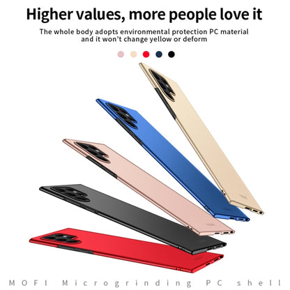 For Samsung Galaxy S22 Ultra 5G MOFI Frosted PC Ultra-thin Hard Case(Red) - Galaxy S22 Ultra 5G Cases by MOFI | Online Shopping UK | buy2fix