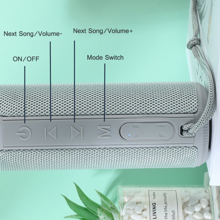 T&G TG332 10W HIFI Stereo Waterproof Portable Bluetooth Speaker(Green) by T&G