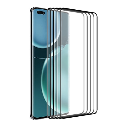 5 PCS For Honor Magic4 / Magic4 Pro / Magic4 Ultimate ENKAY 3D Hot-Bending Explosion-proof Tempered Glass Full Film