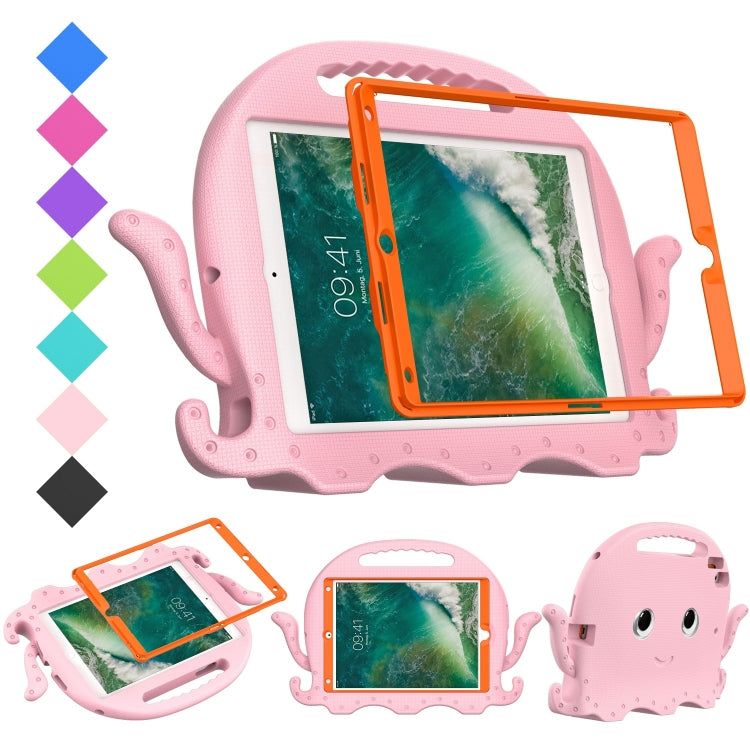 For iPad 10.2 2019 / 2020 Octopus Style EVA + PC Tablet Case with Strap(Pink) - iPad 10.2 Cases by buy2fix | Online Shopping UK | buy2fix