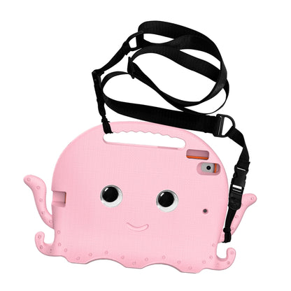 For iPad 10.2 2019 / 2020 Octopus Style EVA + PC Tablet Case with Strap(Pink) - iPad 10.2 Cases by buy2fix | Online Shopping UK | buy2fix