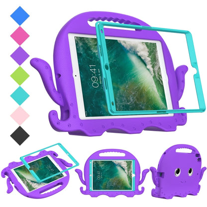 For iPad 10.2 2019 / 2020 Octopus Style EVA + PC Tablet Case with Strap(Purple) - iPad 10.2 Cases by buy2fix | Online Shopping UK | buy2fix