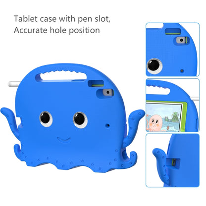 For iPad 10.2 2019 / 2020 Octopus Style EVA + PC Tablet Case with Strap(Blue) - iPad 10.2 Cases by buy2fix | Online Shopping UK | buy2fix