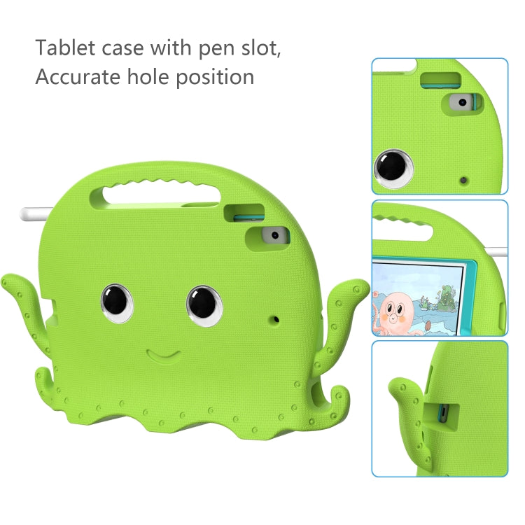 For iPad Air 3 10.5 2019 / Pro 10.5 Octopus Style EVA + PC Tablet Case with Strap(Grass Green) - iPad 10.2 Cases by buy2fix | Online Shopping UK | buy2fix