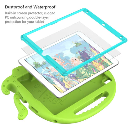 For iPad Air 3 10.5 2019 / Pro 10.5 Octopus Style EVA + PC Tablet Case with Strap(Grass Green) - iPad 10.2 Cases by buy2fix | Online Shopping UK | buy2fix
