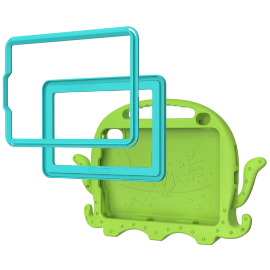 For iPad mini 6 / mini 2024 Octopus Style EVA Hybrid PC Tablet Case with Strap(Grass Green) - iPad mini 6 Cases by buy2fix | Online Shopping UK | buy2fix