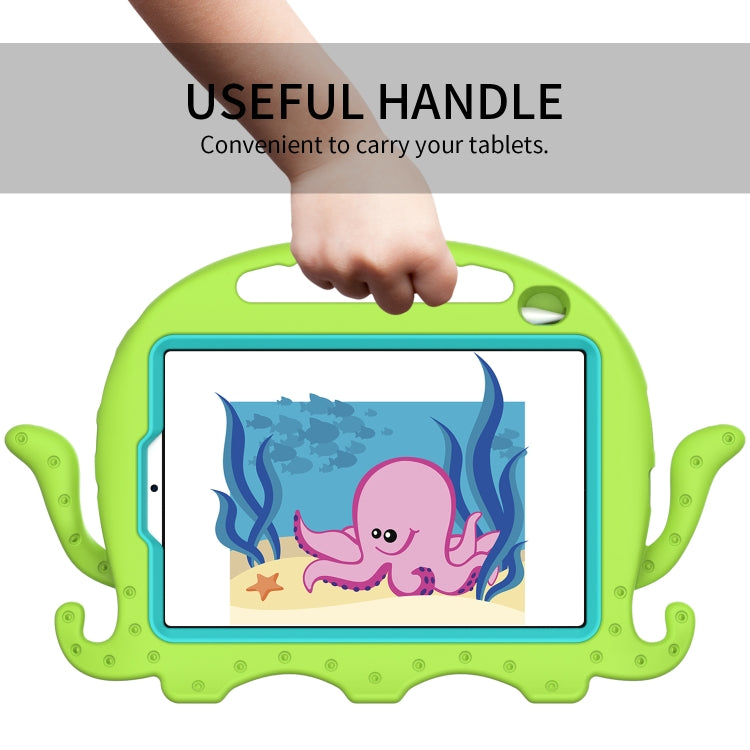For iPad mini 6 / mini 2024 Octopus Style EVA Hybrid PC Tablet Case with Strap(Grass Green) - iPad mini 6 Cases by buy2fix | Online Shopping UK | buy2fix