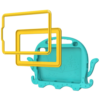 For iPad mini 6 / mini 2024 Octopus Style EVA Hybrid PC Tablet Case with Strap(Glacial Green) - iPad mini 6 Cases by buy2fix | Online Shopping UK | buy2fix