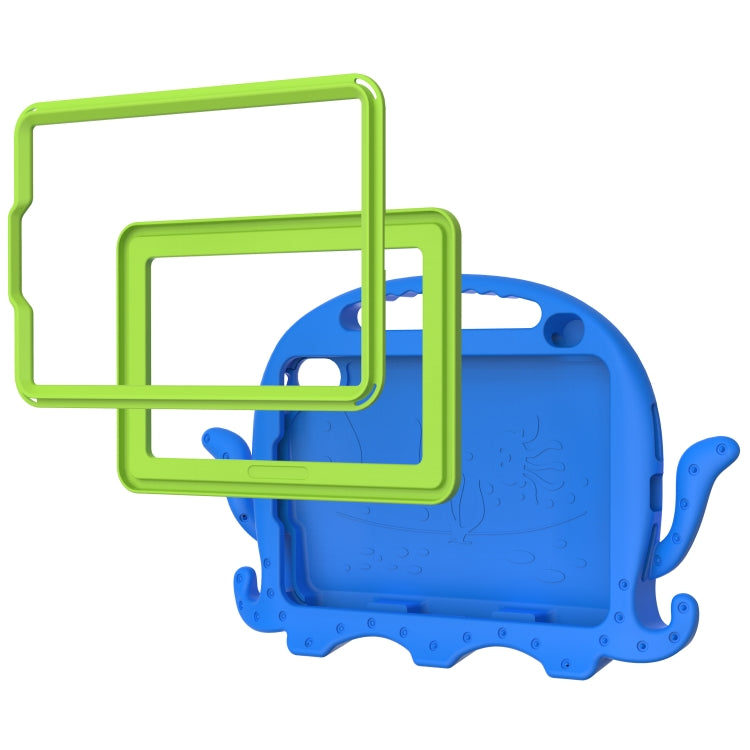 For iPad mini 6 / mini 2024 Octopus Style EVA Hybrid PC Tablet Case with Strap(Blue) - iPad mini 6 Cases by buy2fix | Online Shopping UK | buy2fix
