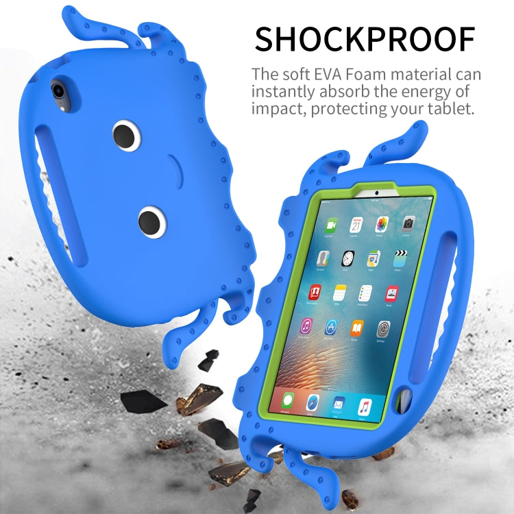 For iPad mini 6 / mini 2024 Octopus Style EVA Hybrid PC Tablet Case with Strap(Blue) - iPad mini 6 Cases by buy2fix | Online Shopping UK | buy2fix