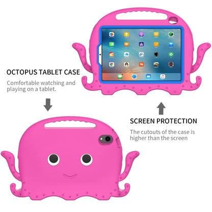 For iPad mini 6 / mini 2024 Octopus Style EVA Hybrid PC Tablet Case with Strap(RoseRed) - iPad mini 6 Cases by buy2fix | Online Shopping UK | buy2fix