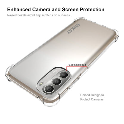 For Motorola Moto G 5G 2022 ENKAY Clear TPU Shockproof Case by ENKAY