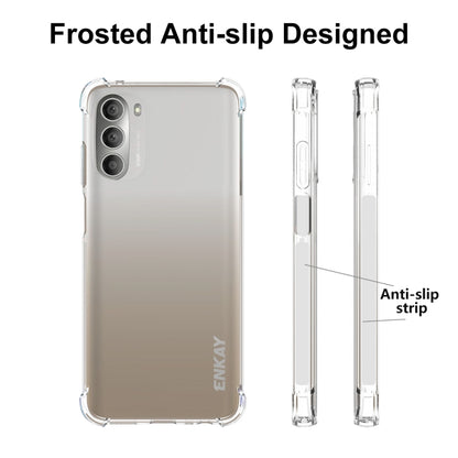 For Motorola Moto G 5G 2022 ENKAY Clear TPU Shockproof Case by ENKAY