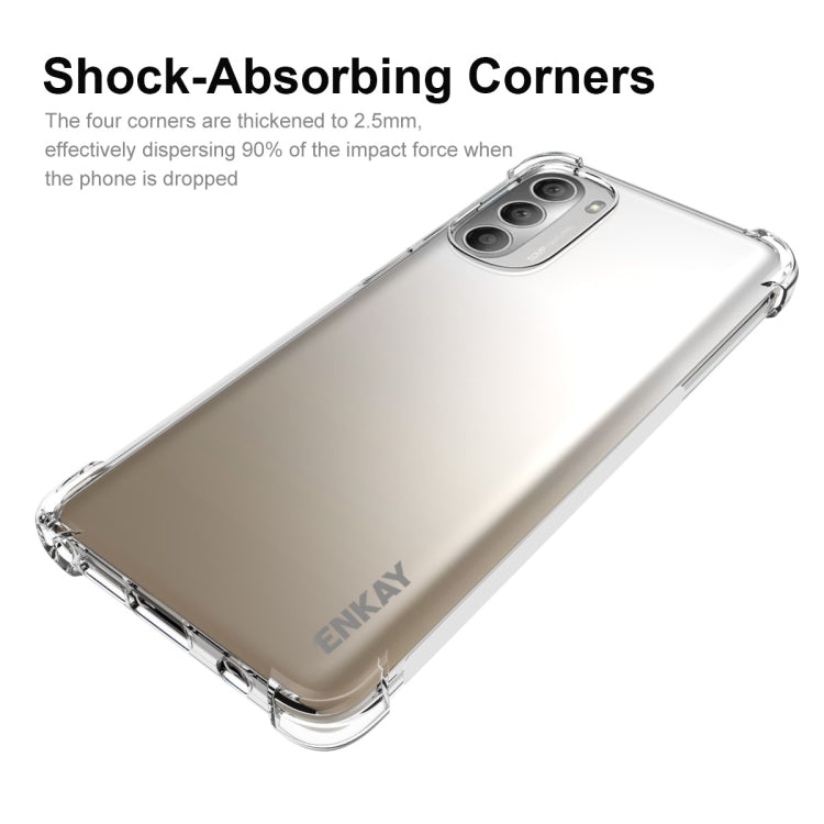 For Motorola Moto G Stylus 5G 2022 ENKAY Clear TPU Shockproof Case by ENKAY