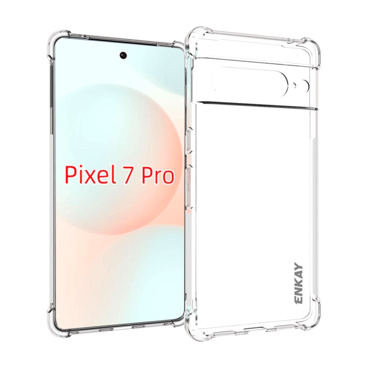 For Google Pixel 7 Pro ENKAY Clear TPU Shockproof Case - Google Cases by ENKAY | Online Shopping UK | buy2fix