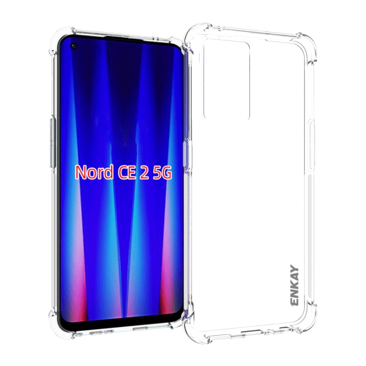 For OnePlus Nord CE 2 5G ENKAY Clear TPU Shockproof Case by ENKAY
