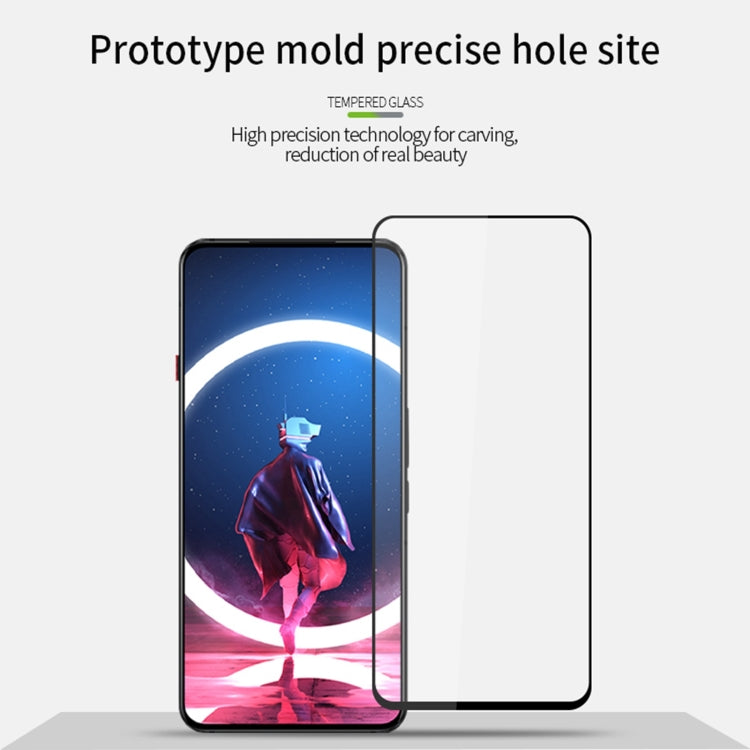 For ZTE Nubia Red Magic7 Pro PINWUYO 9H 2.5D Full Screen Tempered Glass Film(Black) - ZTE Tempered Glass by PINWUYO | Online Shopping UK | buy2fix