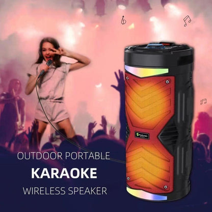 NewRixing NRG6601A Outdoor Portable Karaoke Wireless Speaker 20W Audio Amplifier With Mic(C) - Desktop Speaker by NewRixing | Online Shopping UK | buy2fix