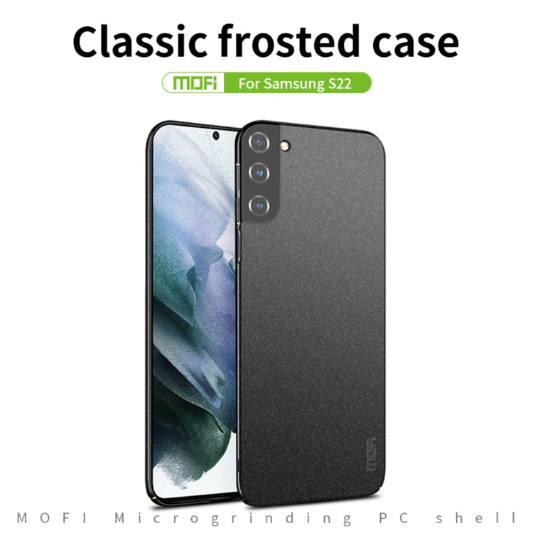 For Samsung Galaxy S22 5G MOFI Fandun Series Frosted Ultra-thin PC Hard Phone Case(Grey) - Galaxy S22 5G Cases by MOFI | Online Shopping UK | buy2fix