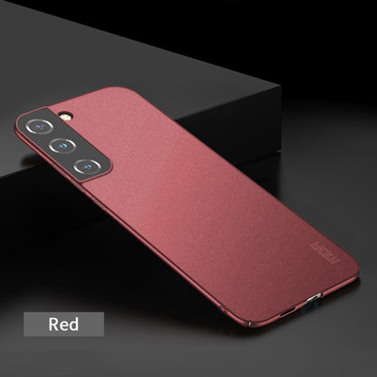 For Samsung Galaxy S22+ 5G MOFI Fandun Series Frosted Ultra-thin PC Hard Phone Case(Red) - Galaxy S22+ 5G Cases by MOFI | Online Shopping UK | buy2fix