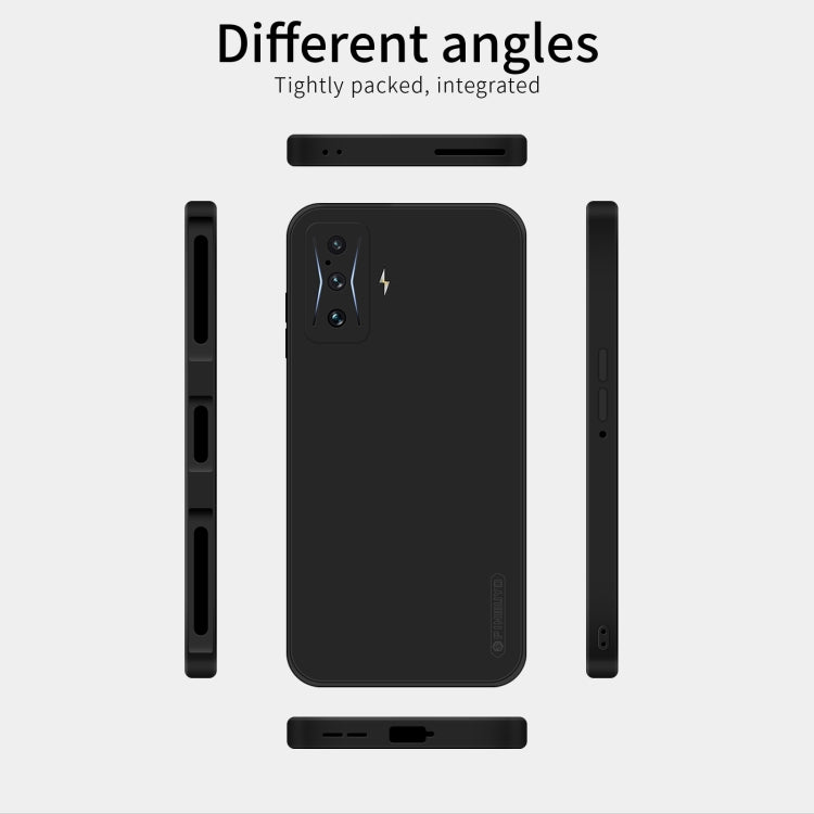 For Xiaomi Redmi K50 Gaming PINWUYO Sense Series Liquid Silicone TPU Phone Case(Blue) by PINWUYO