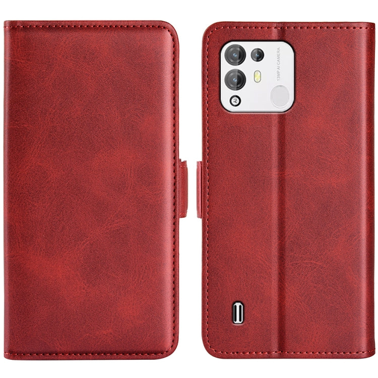 For Blackview A55 Pro Dual-side Magnetic Buckle Leather Phone Case(Red) - More Brand by buy2fix | Online Shopping UK | buy2fix