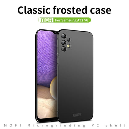 For Samsung Galaxy A32 5G MOFI Frosted PC Ultra-thin Hard Phone Case(Black) - Galaxy Phone Cases by MOFI | Online Shopping UK | buy2fix