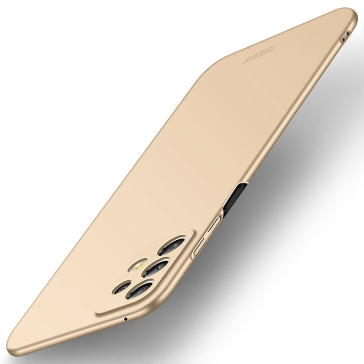 For Samsung Galaxy A33 5G MOFI Frosted PC Ultra-thin Hard Phone Case(Gold) - Galaxy Phone Cases by MOFI | Online Shopping UK | buy2fix