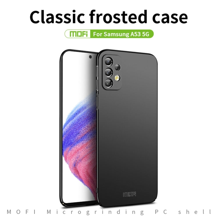 For Samsung Galaxy A53 5G MOFI Frosted PC Ultra-thin Hard Phone Case(Gold) by MOFI