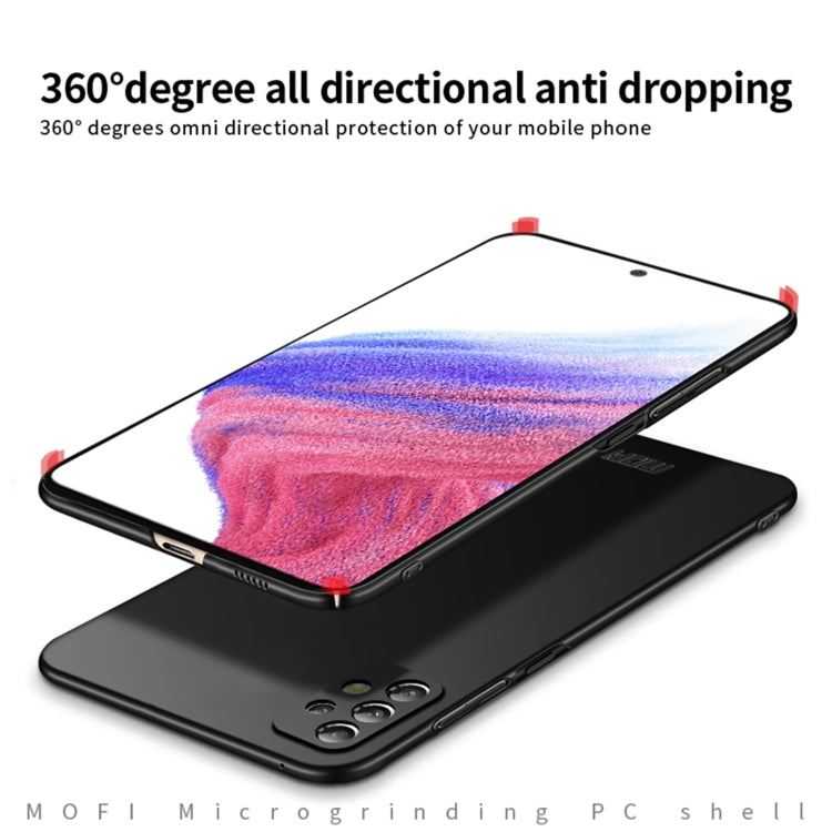 For Samsung Galaxy A53 5G MOFI Frosted PC Ultra-thin Hard Phone Case(Gold) by MOFI