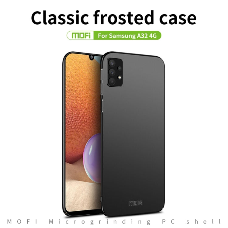 For Samsung Galaxy A32 4G MOFI Frosted PC Ultra-thin Hard Case(Black) - Galaxy Phone Cases by MOFI | Online Shopping UK | buy2fix