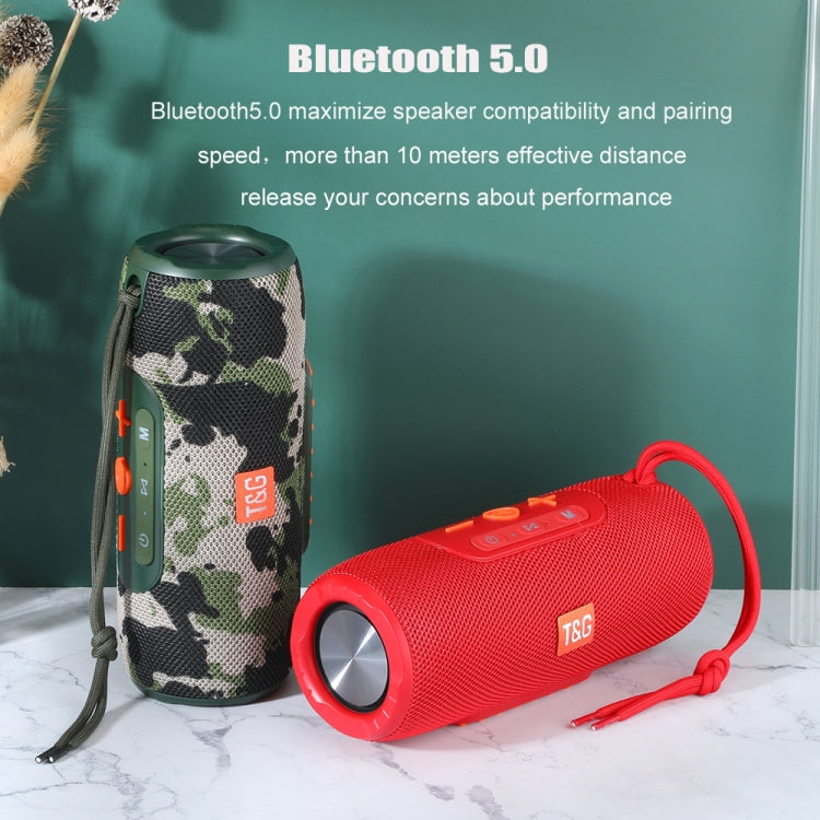 T&G TG341 TWS Portable Wireless Bluetooth HiFi Speaker(Red) - Desktop Speaker by T&G | Online Shopping UK | buy2fix
