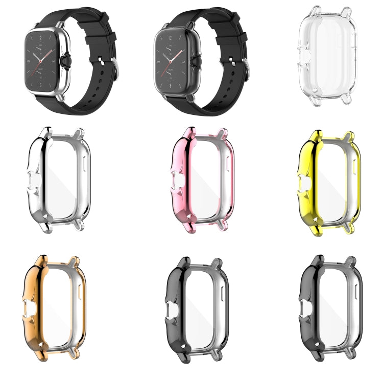 For Amazfit GTS 3 Shockproof TPU Plating Watch Case(Rose Gold) - Watch Cases by buy2fix | Online Shopping UK | buy2fix