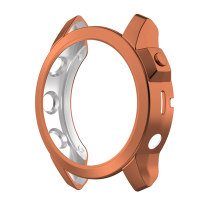 For Garmin Fenix 7S Shockproof TPU Watch Case(Rose Gold) - Watch Cases by buy2fix | Online Shopping UK | buy2fix