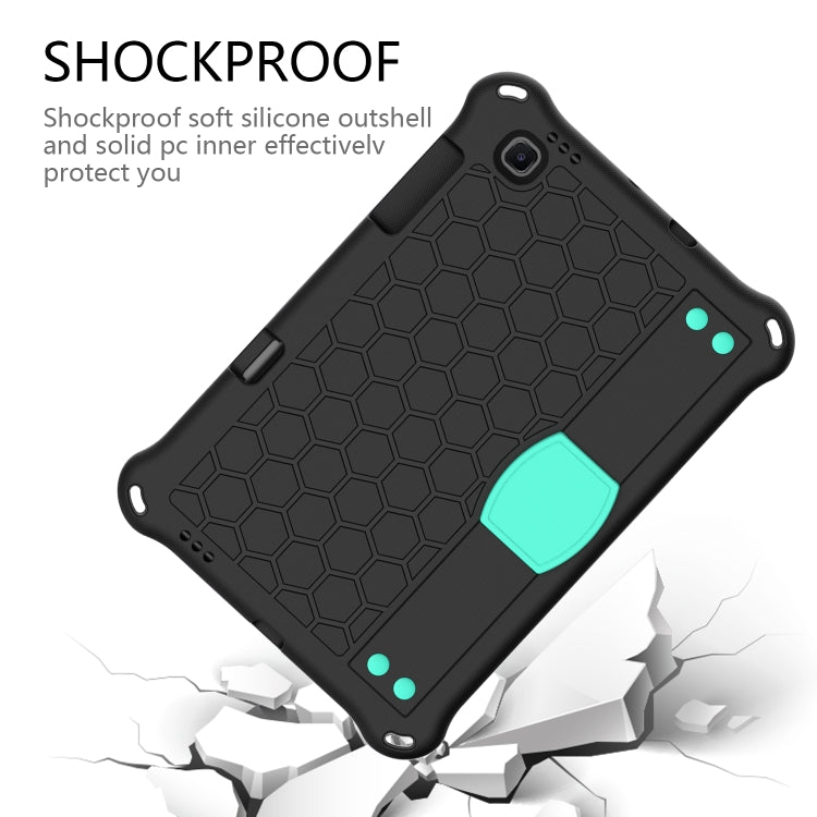 For Lenovo X306 / X606 / K10 Honeycomb EVA + PC Shockproof Tablet Case with Strap(Black+Mint Green) - Lenovo by buy2fix | Online Shopping UK | buy2fix
