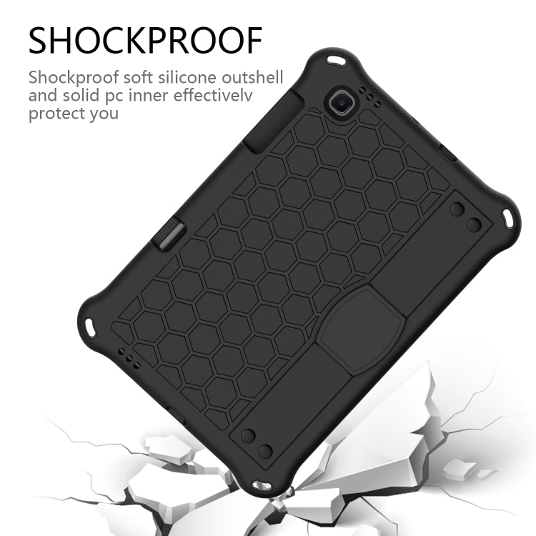 For Lenovo X306 / X606 / K10 Honeycomb EVA + PC Shockproof Tablet Case with Strap(Black+Black) - Lenovo by buy2fix | Online Shopping UK | buy2fix