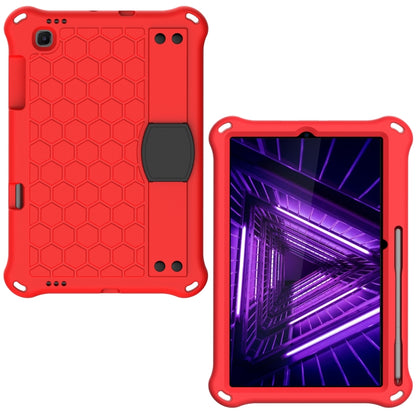 For Lenovo X306 / X606 / K10 Honeycomb EVA + PC Shockproof Tablet Case with Strap(Red+Black) - Lenovo by buy2fix | Online Shopping UK | buy2fix