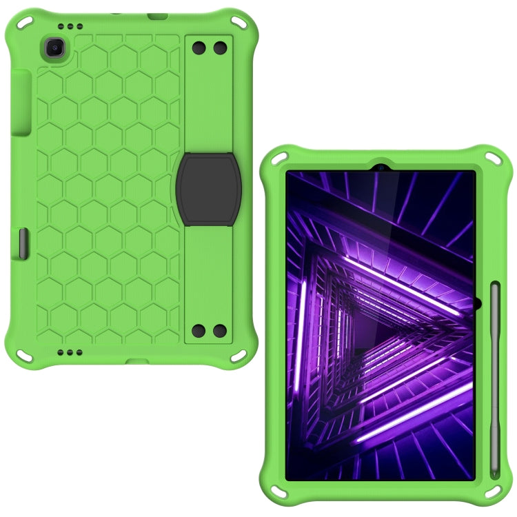 For Lenovo X306 / X606 / K10 Honeycomb EVA + PC Shockproof Tablet Case with Strap(Green+Black) - Lenovo by buy2fix | Online Shopping UK | buy2fix