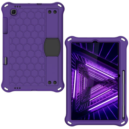 For Lenovo X306 / X606 / K10 Honeycomb EVA + PC Shockproof Tablet Case with Strap(Purple+Black) - Lenovo by buy2fix | Online Shopping UK | buy2fix