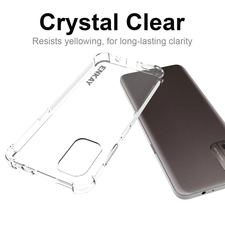 For Nokia G21 / G11 ENKAY Clear TPU Shockproof Phone Case - Nokia Cases by ENKAY | Online Shopping UK | buy2fix