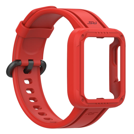 For Xiaomi Mi Watch 2 Lite Silicone Solid Color Watch Band(Red) by buy2fix