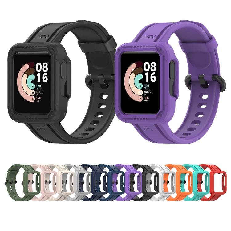 For Xiaomi Mi Watch 2 Lite Silicone Solid Color Watch Band(Water Duck) - Watch Bands by buy2fix | Online Shopping UK | buy2fix