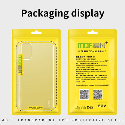 For Samsung Galaxy A03s EU 164.2mm MOFI Ming Series Ultra-thin TPU Phone Case(Transparent) - Galaxy Phone Cases by MOFI | Online Shopping UK | buy2fix