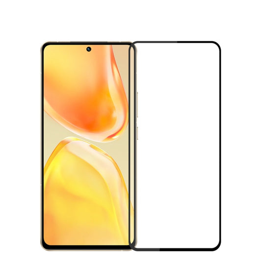 For vivo S15 PINWUYO 9H 2.5D Full Screen Tempered Glass Film(Black)