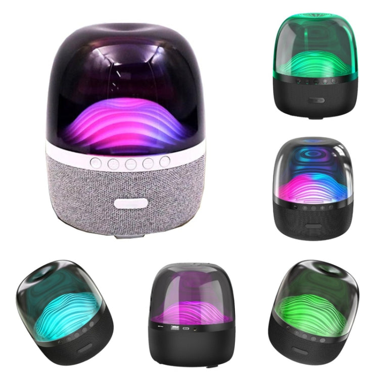 NBY 6680 Colorful Light 6D Stereo Wireless Bluetooth Speaker(White) - Desktop Speaker by NBY | Online Shopping UK | buy2fix