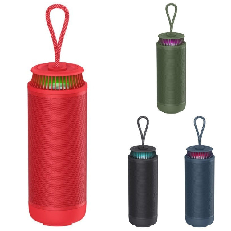 NewRixing NR9015 14W Portable IPX6 Waterproof TWS Stereo Bluetooth Speaker(Green) - Desktop Speaker by NewRixing | Online Shopping UK | buy2fix