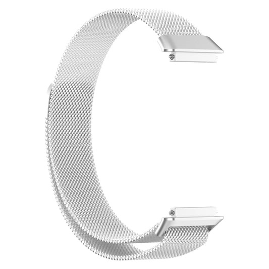 For Huawei Band 7 Milan Magnetic Watch Band(Silver) by buy2fix