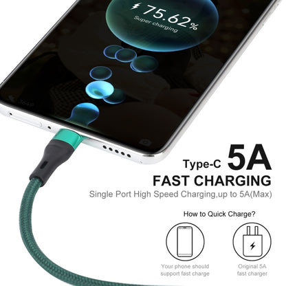 ENKAY ENK-CB120 3 in 1 1.2m USB 3.0 to Type-C / 8 Pin / Micro USB 5A Fast Charging Cable(Green) - Multifunction Cable by ENKAY | Online Shopping UK | buy2fix