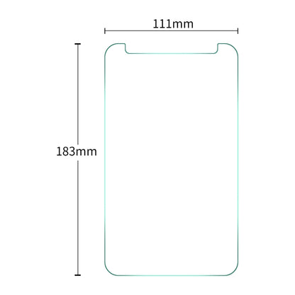 2 PCS ENKAY 183 x 111mm 7.0 inch Universal 0.3mm Explosion-proof Tempered Glass Film - Others by ENKAY | Online Shopping UK | buy2fix